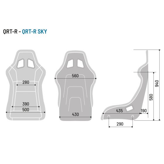 Sparco QRT-R Кресло для автоспорта