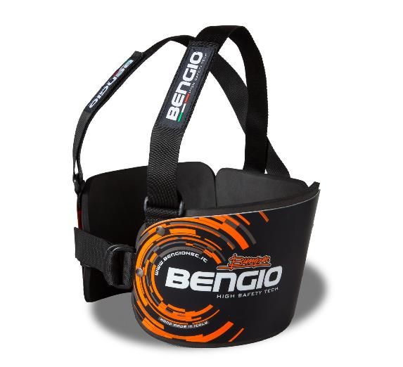 Bengio Bumper Standard защита ребер для картинга, S,черный/оранжевый