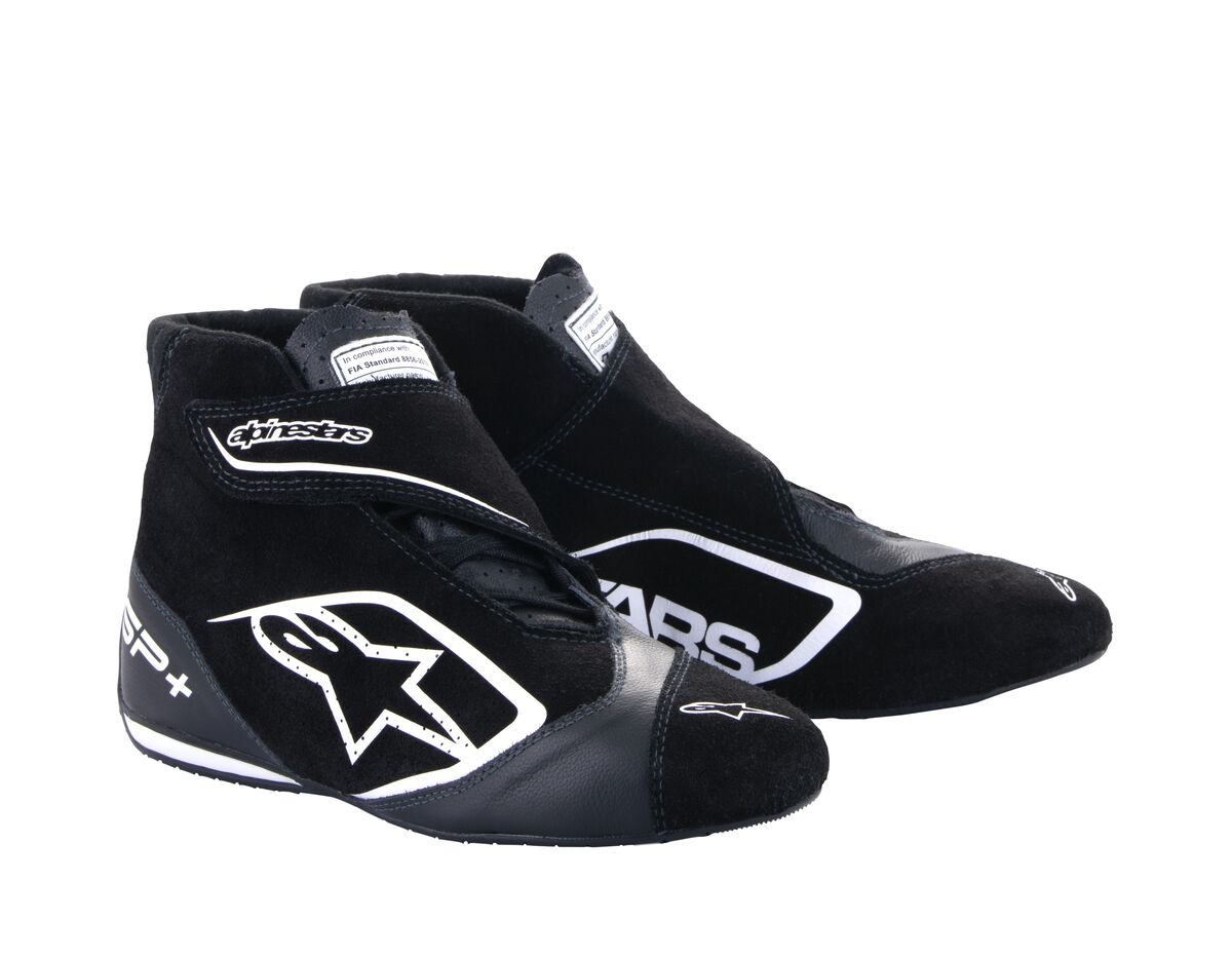 Alpinestars SP+ ботинки для автоспорта, черный/белый, р-р 42(EUR)/9(US)/8(UK)