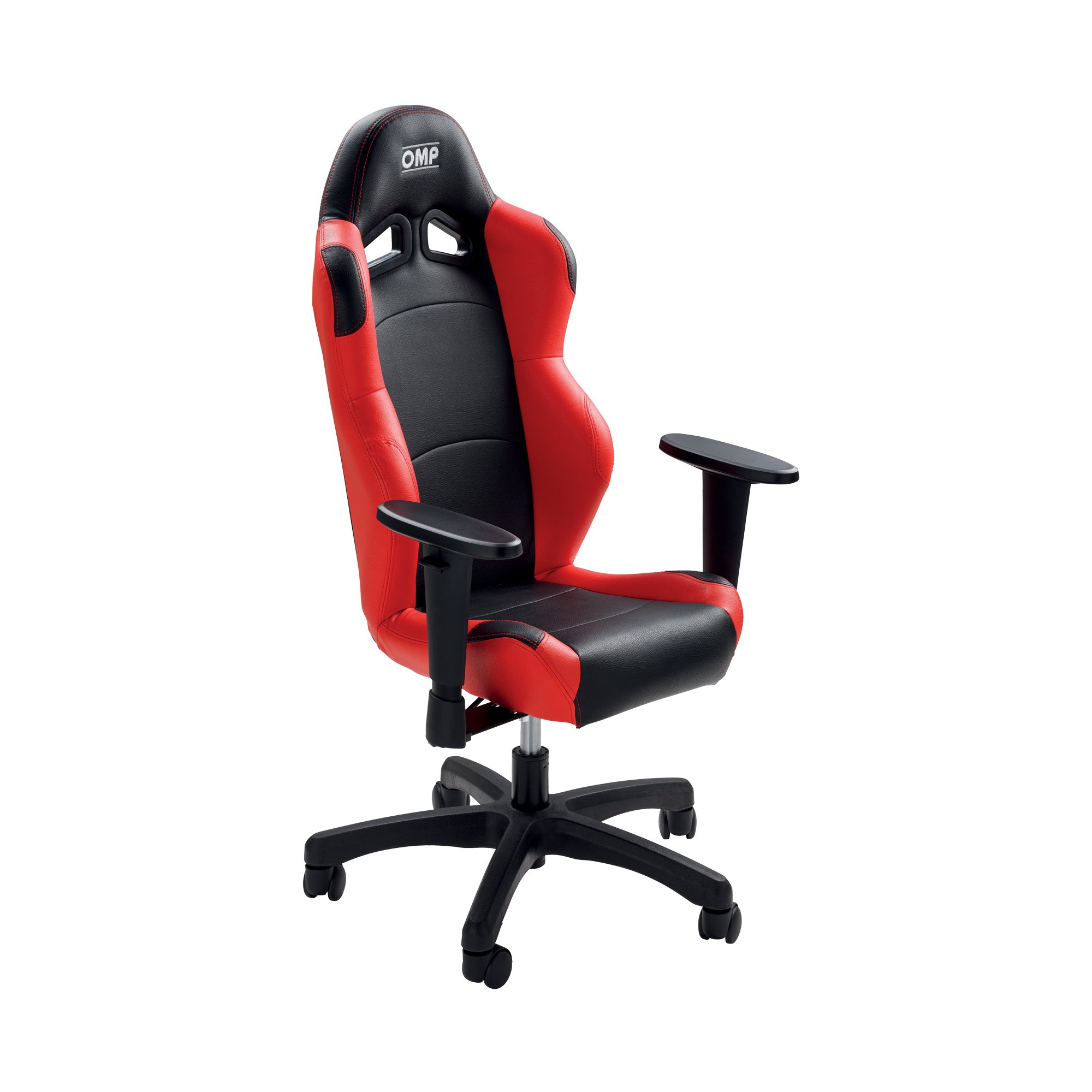 OMP CHAIR кресло офисное, черный/красный