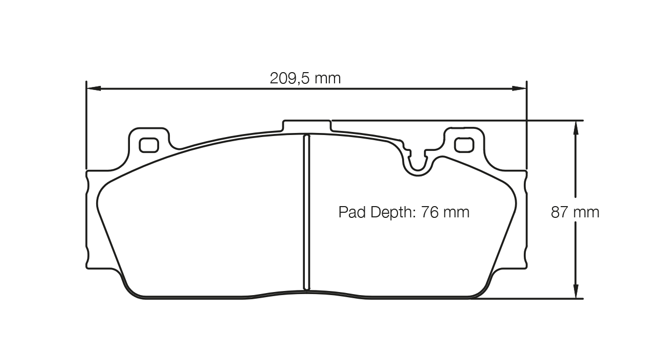 Pagid 4934 RSL 29 колодки тормозные (BMW M2 пер.)