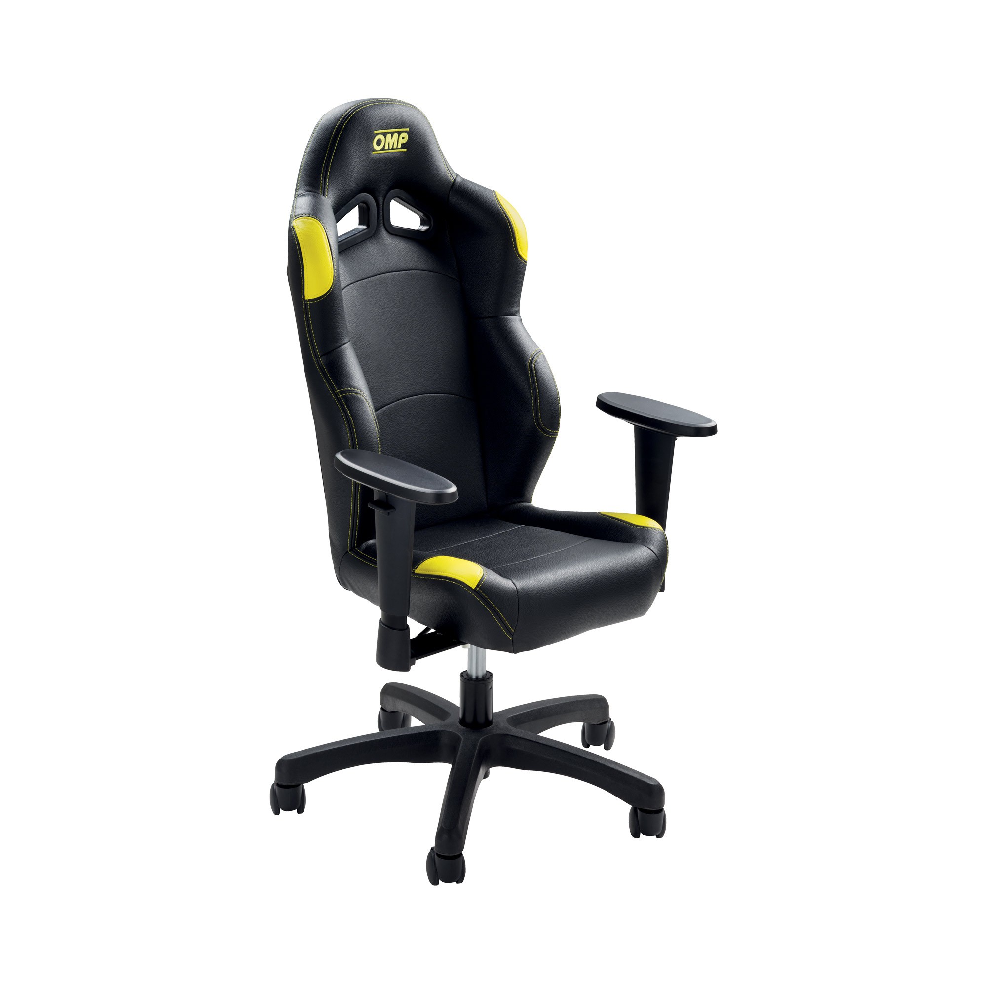 OMP CHAIR кресло офисное, черный/желтый