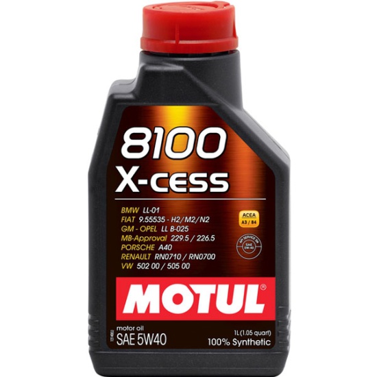 MOTUL 8100 X-CESS масло моторное (5W40/1 л.)