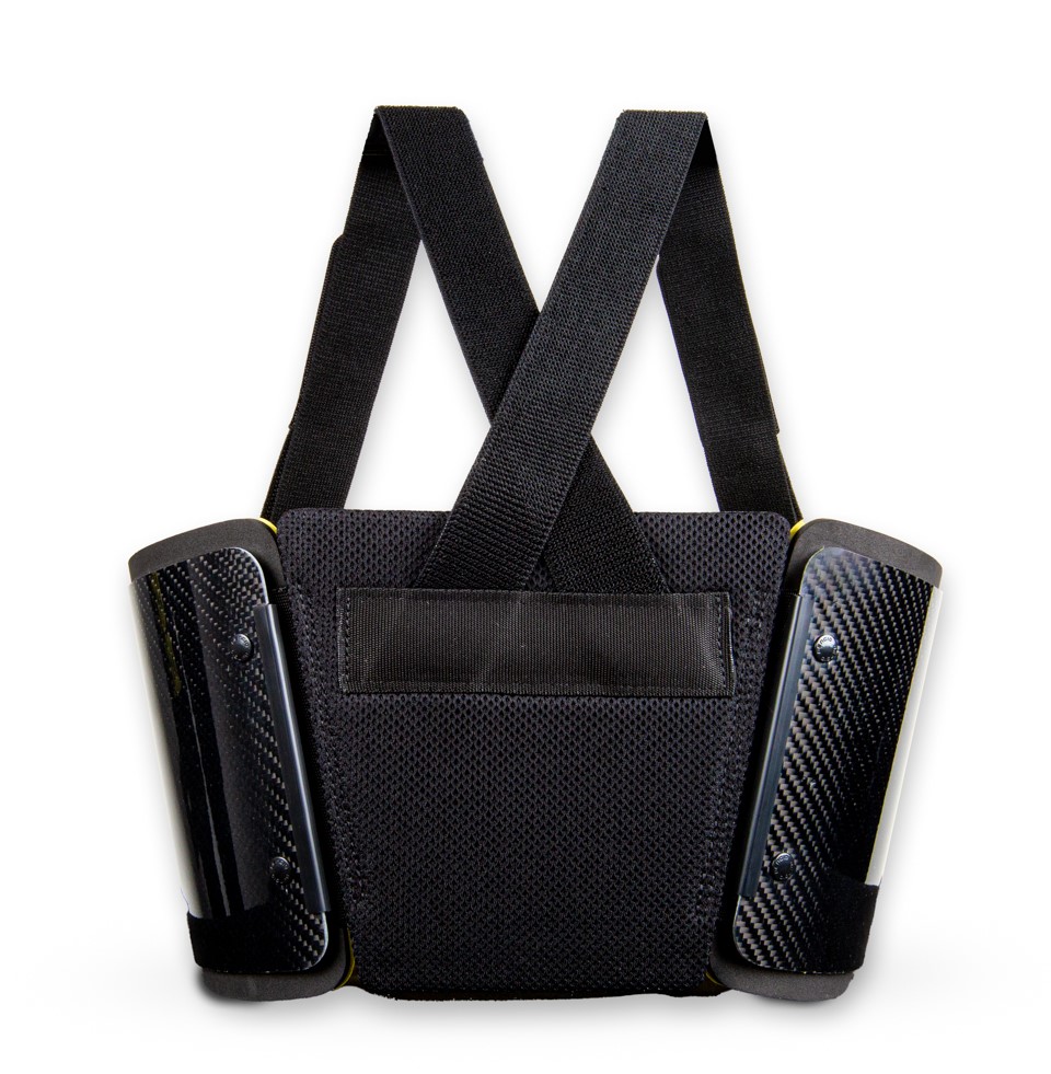 Bengio Bumper Carbon защита ребер для картинга, S, черный