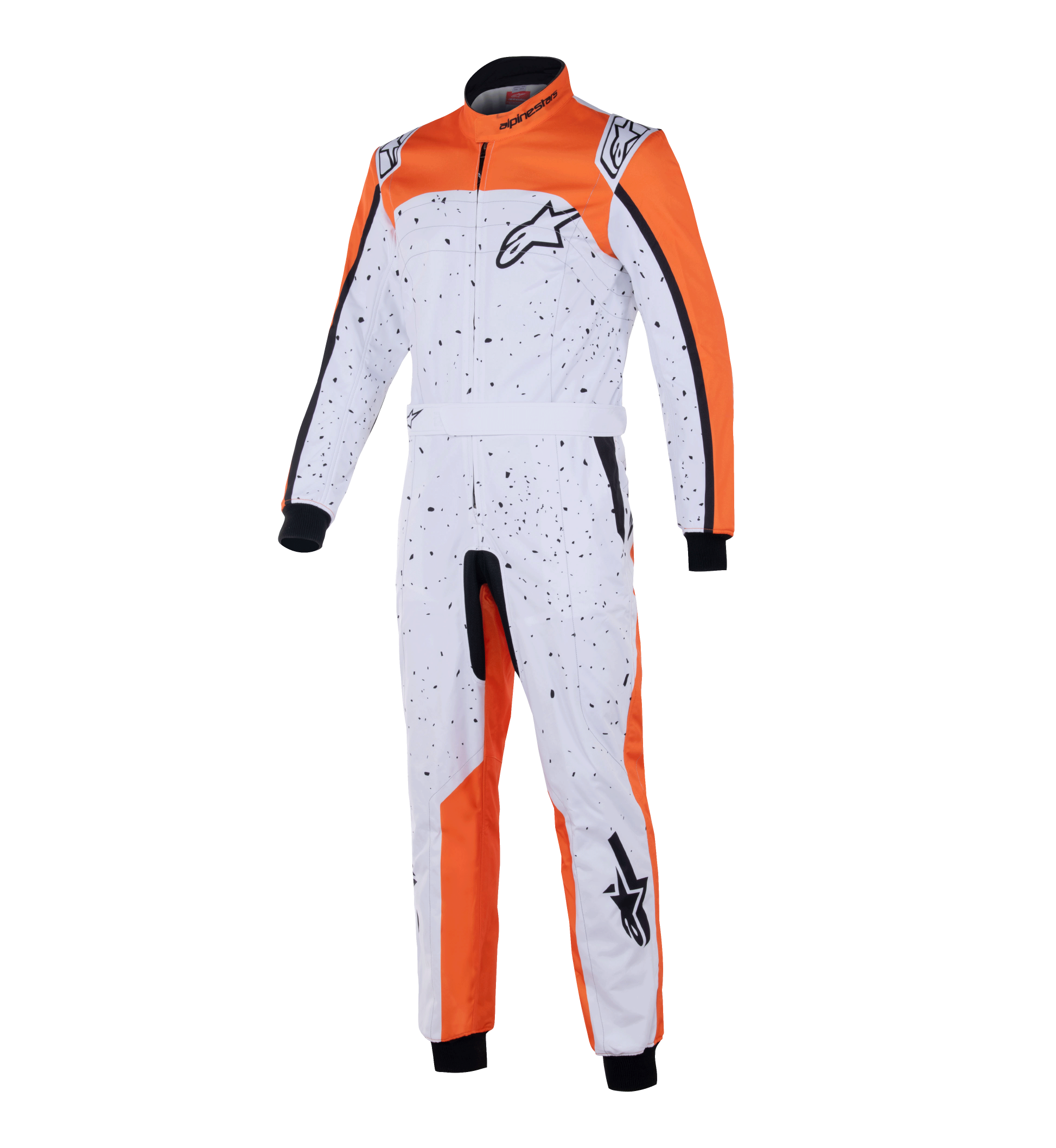 Alpinestars KMX-9 V3 GRAPHIC 6 комбинезон для картинга, 50, белый/оранжевый