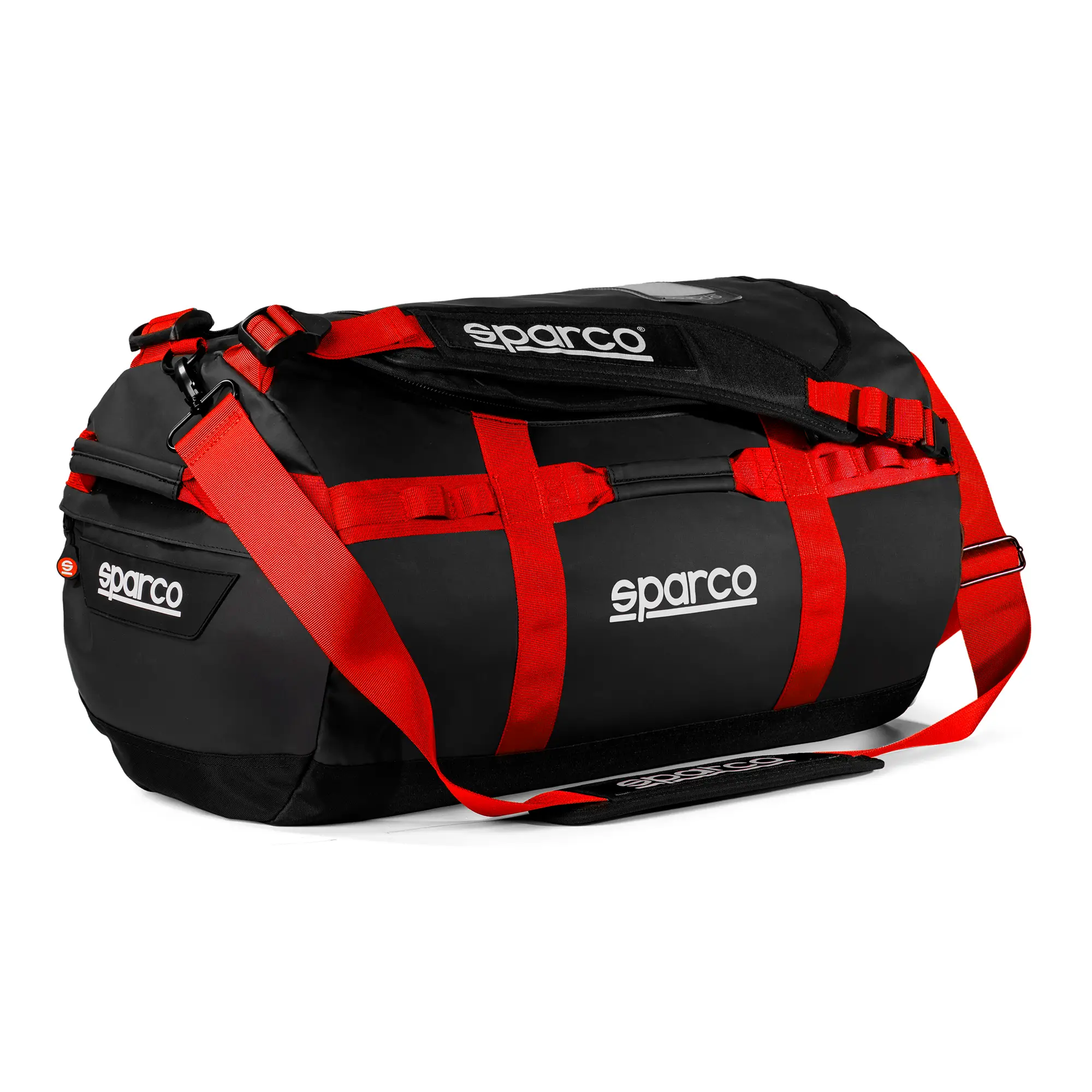 Sparco DAKAR S сумка-рюкзак (53Х32,5Х32,5 см., 60 л.), черный/красный. DARK-STOCK.RU