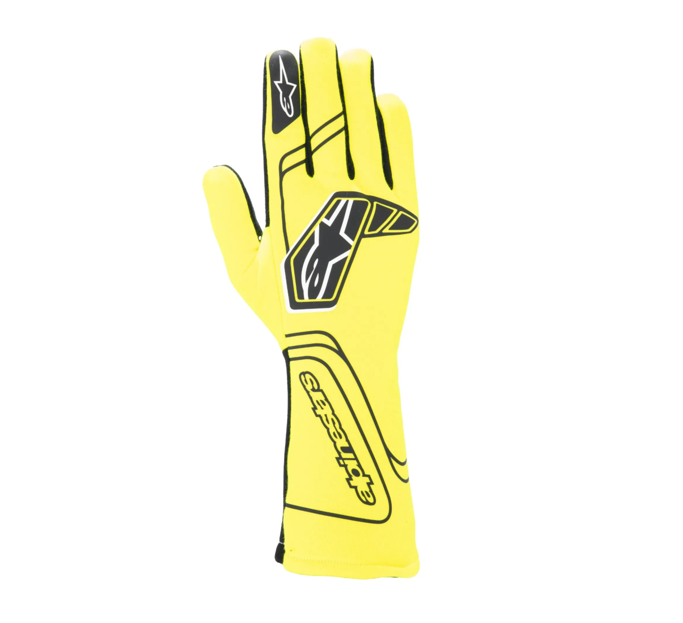 Alpinestars TECH-1 START V4 перчатки для автоспорта, L, желтый на сайте DARK-STOCK.RU