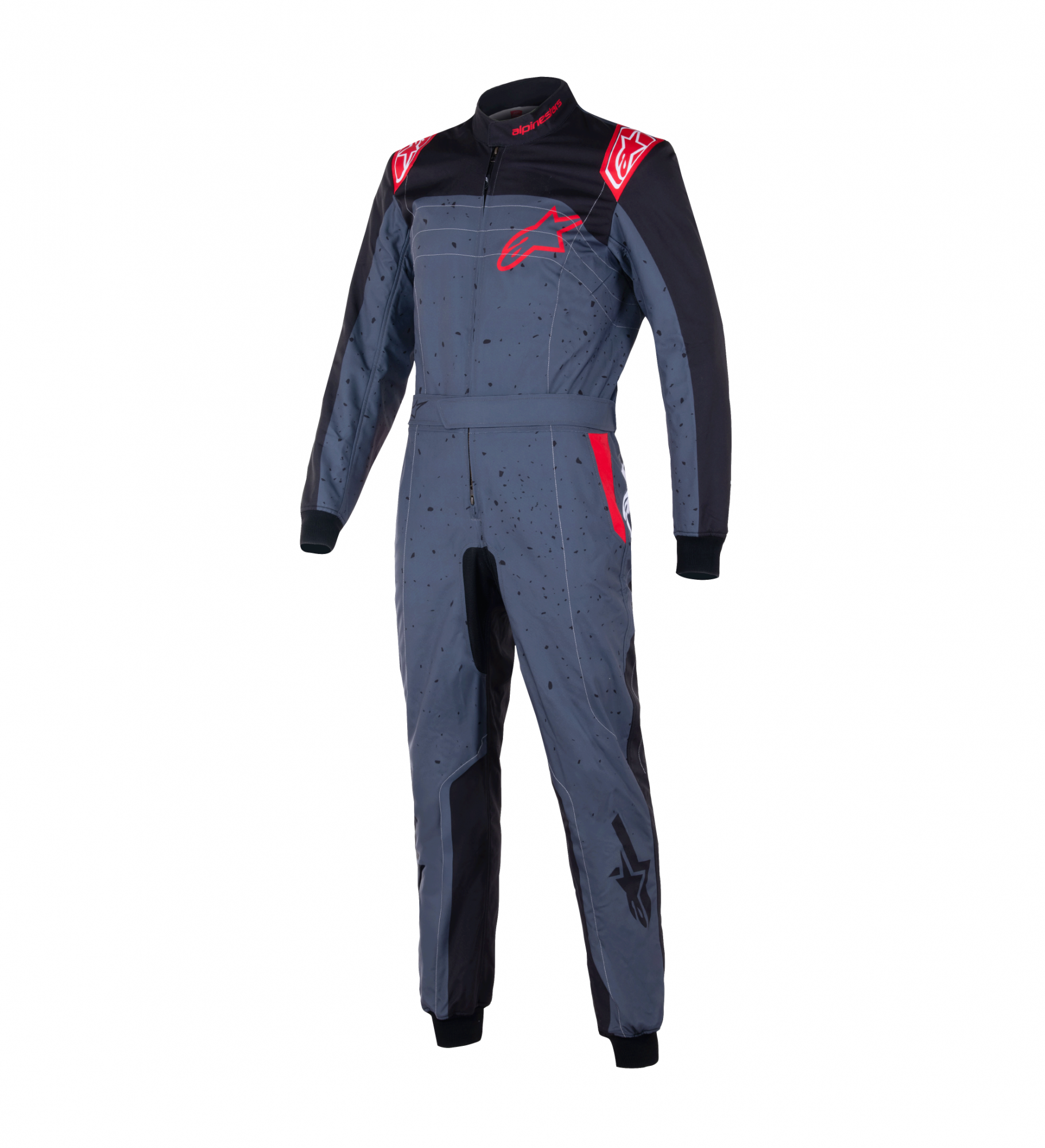 Alpinestars KMX-9 V3 GRAPHIC 6 комбинезон для картинга, 44, антрацит/красный