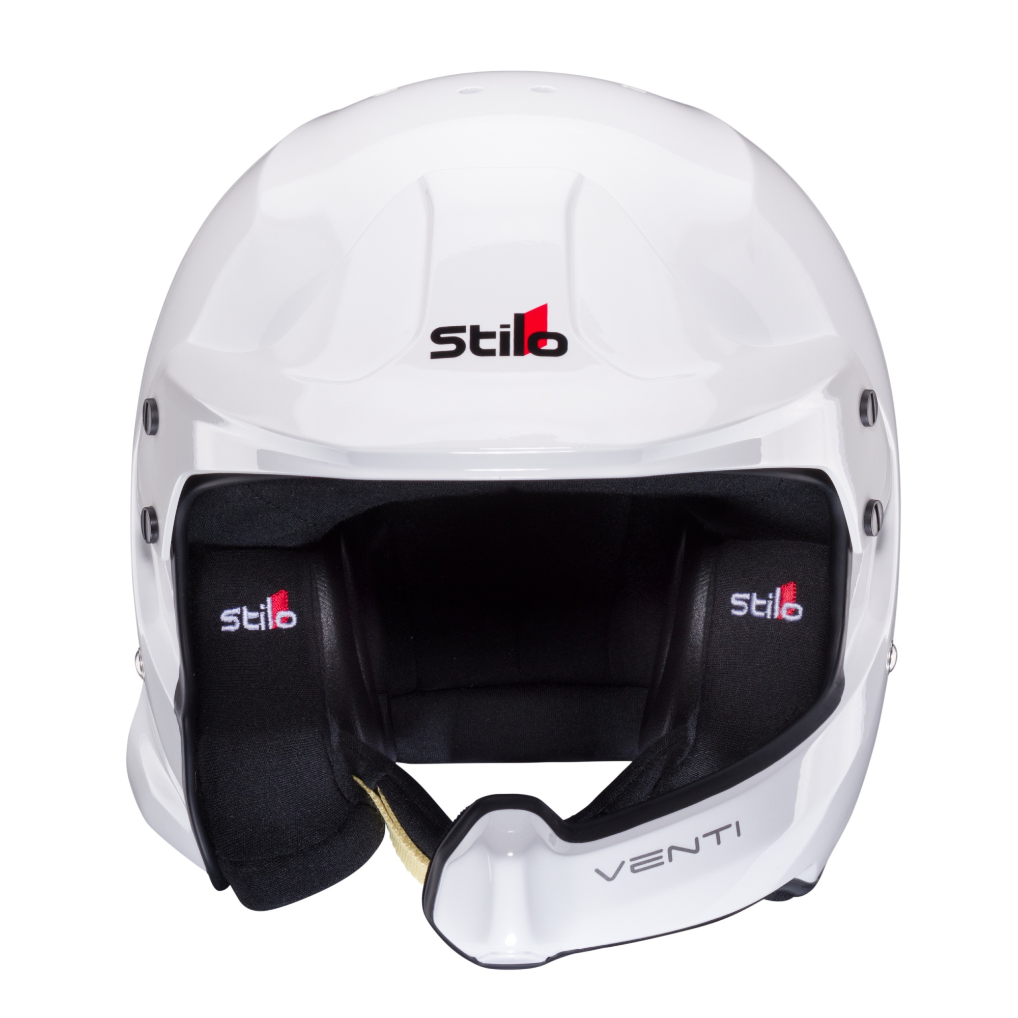 Stilo VENTI WRC COMPOSITE шлем для автоспорта (гарн. WRC) (HANS), белый, р-р 61