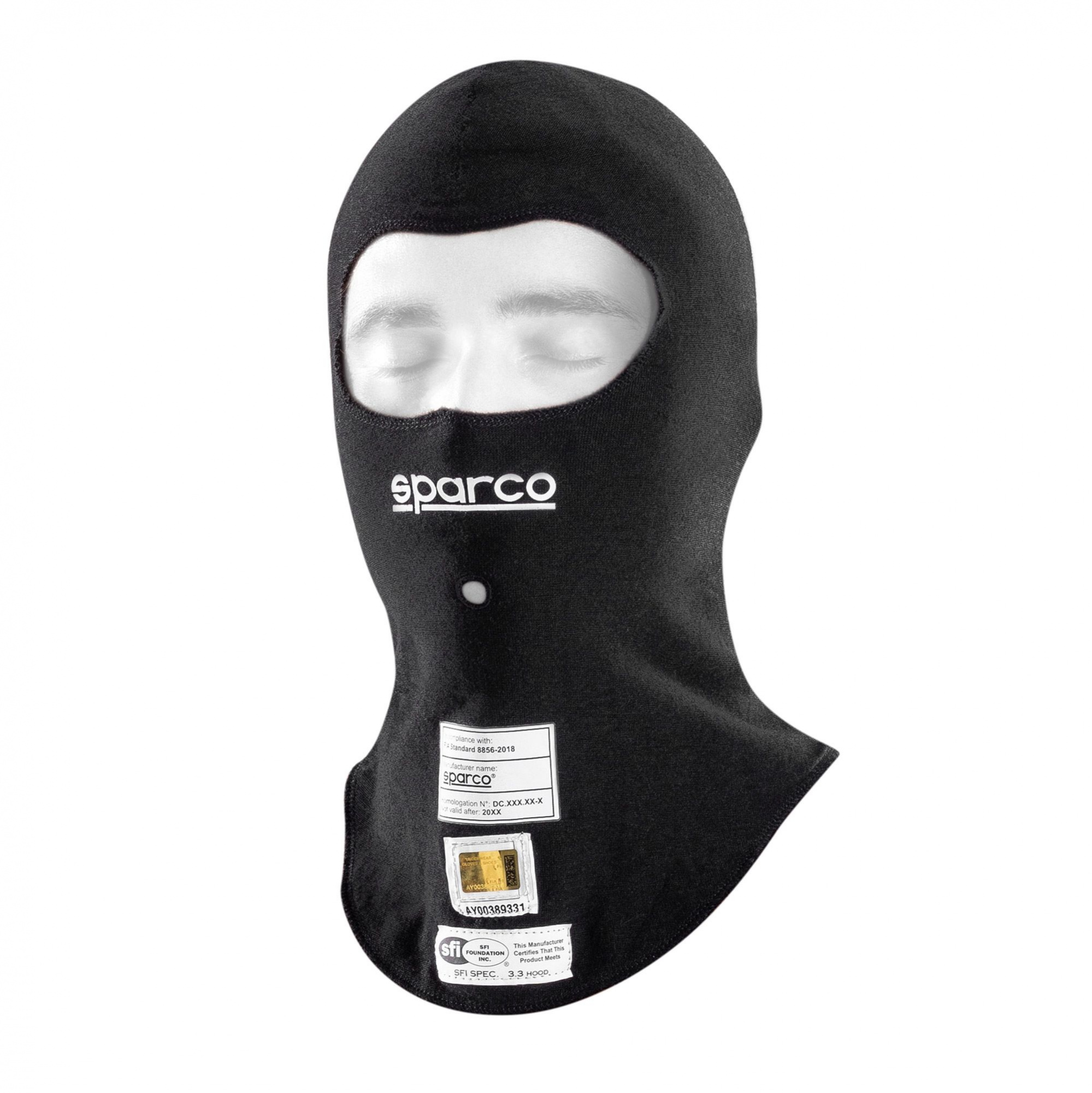Sparco RW-11 EVO подшлемник для автоспорта, черный