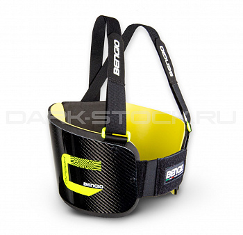 Bengio Bumper Carbon защита ребер для картинга, S, черный